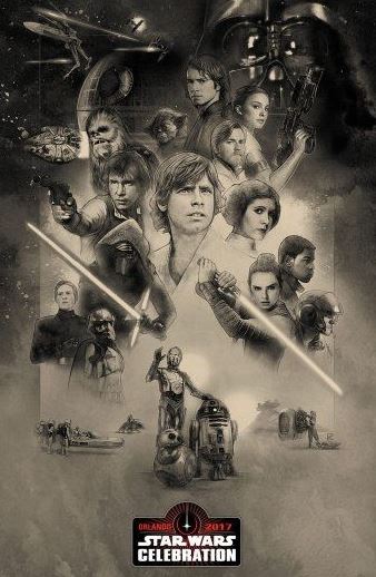 Official Star Wars Celebration Orlando 2017 poster