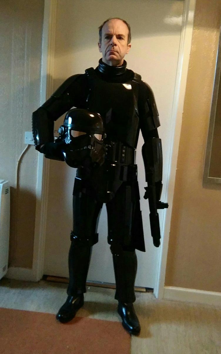 steven carrington shadowtrooper armor costume review