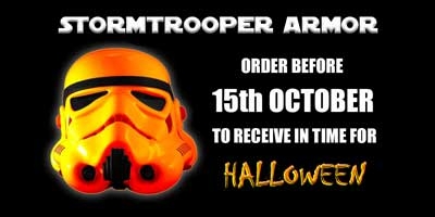 Star Wars Halloween Stormtrooper Armor orders 2018