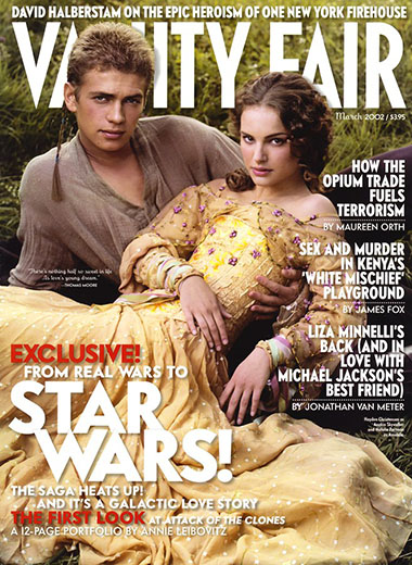 Star Wars Vanity Fair Attack of the Clones cover March 2002
