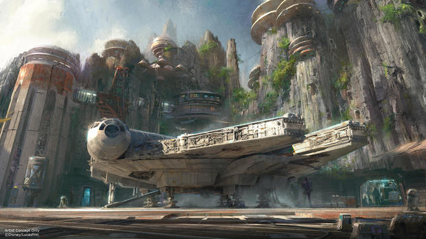 Millennium Falcon concept art