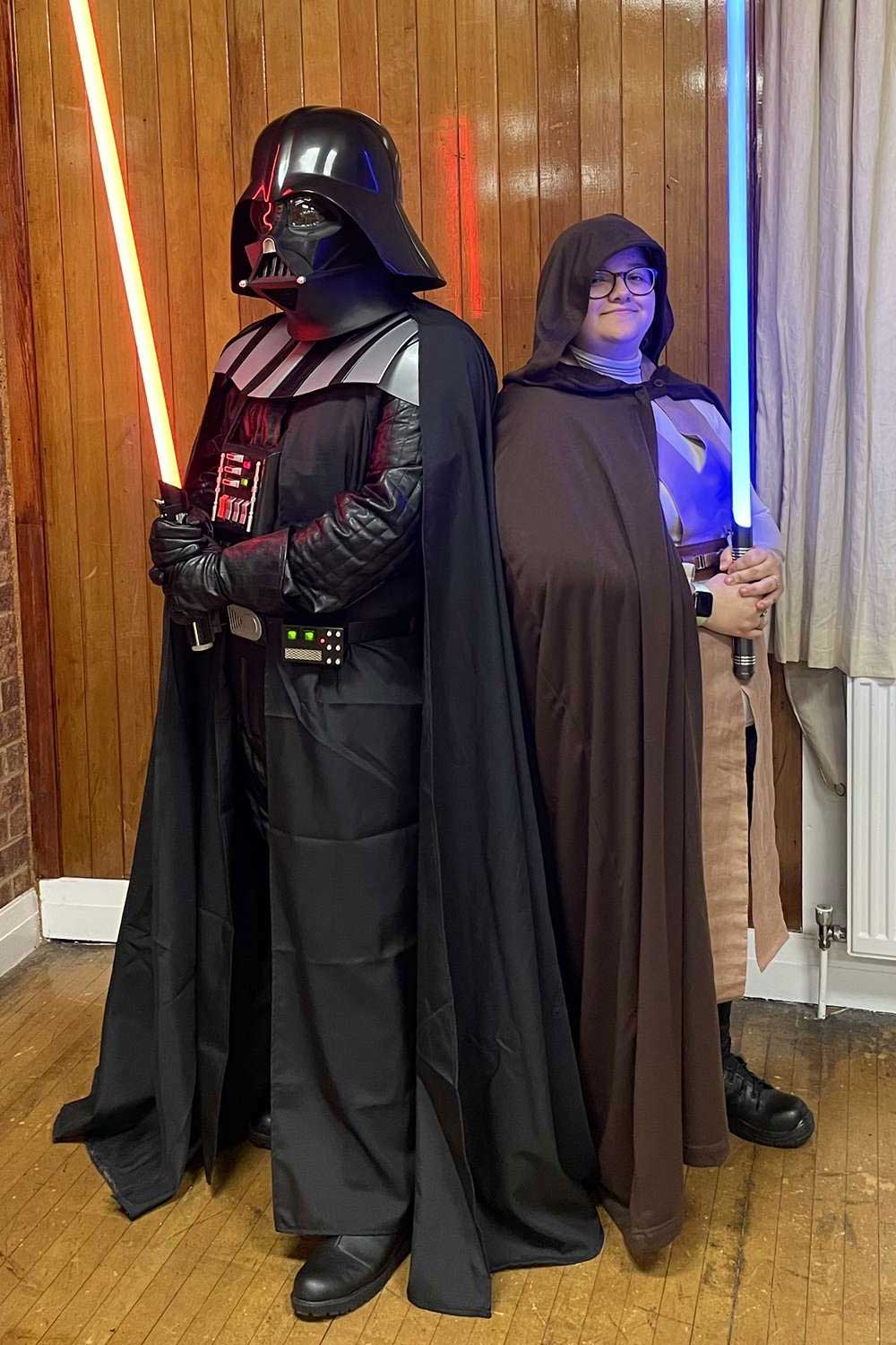 Star Wars Luke Jedi Robe and Darth Vader costume review