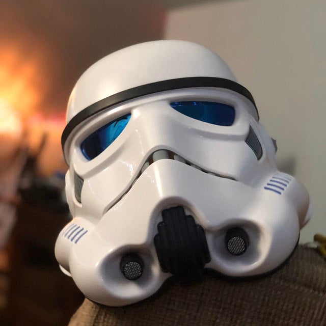 Stormtrooper Blue Mirror Film Helmet Lenses Review from Brady