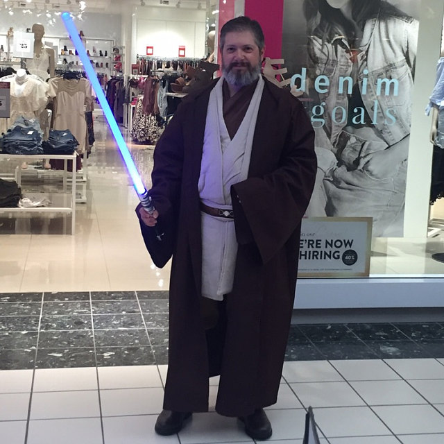 Jason Obi-Wan Kenobi Costume Dark Brown Robe Costume Review jedirobeamerica