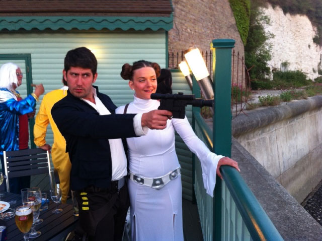 JediRobeAmerica.con Customer review Han Solo Leia Princess Costume