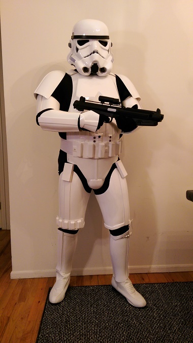Ralph Rizzo Stormtrooper armor costume review