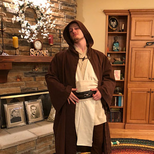 Dark Brown Jedi Robe Customer feedback and review from Susan
