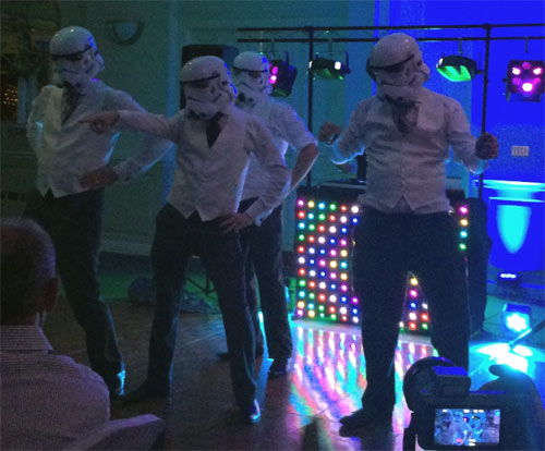 Stormtrooper Helmet costume dance wedding review