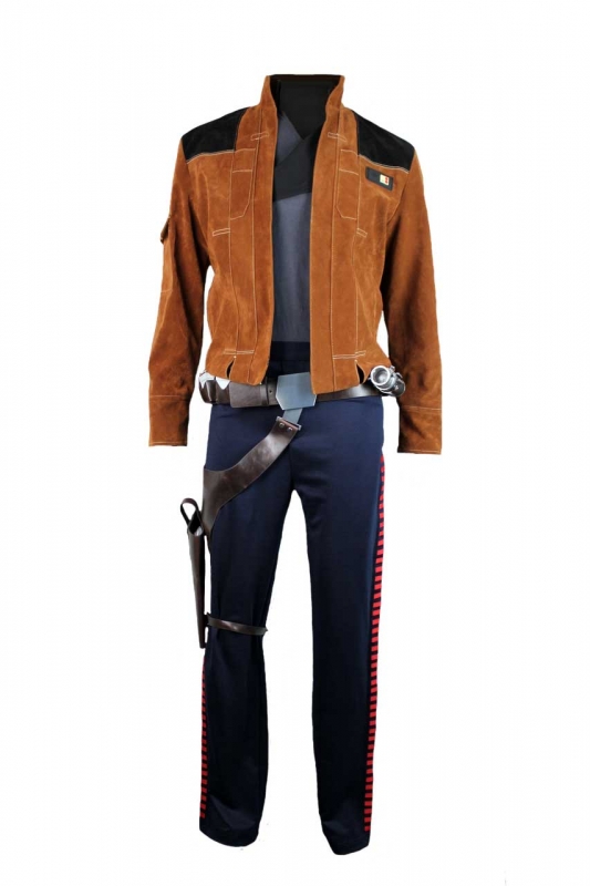 Officiel Adulte Deluxe Han Solo costume homme Star Wars Fancy Dress 