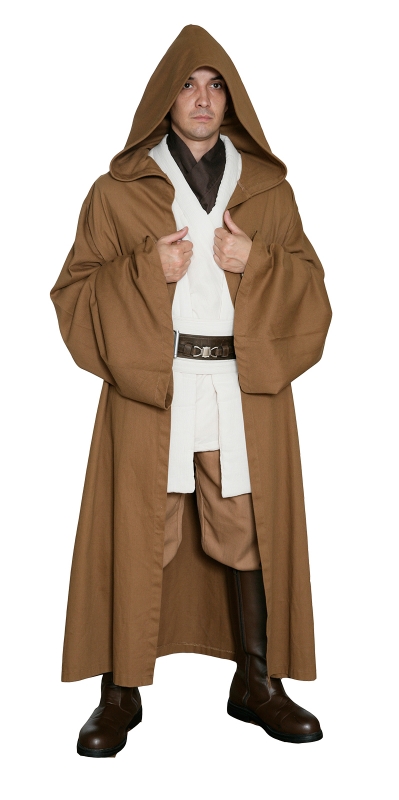 A Star Wars Jedi Robe ONLY- Light Brown - Replica Star Wars Costume