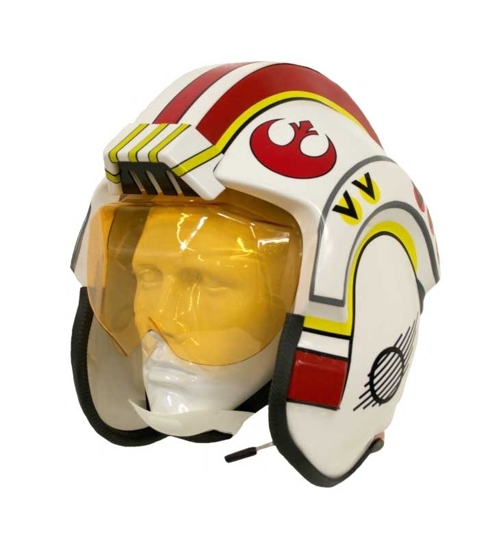 stripe pattern LEGO Star Wars Luke Skywalker/'s Rebel Pilot Helmet with red logo