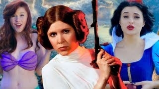 Star Wars Video Disney Princess Leia - Star Wars Disney Princesses