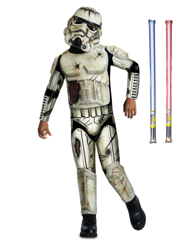 Star Wars Costume Child Death Trooper - WITH x2 FREE LIGHTSABERS