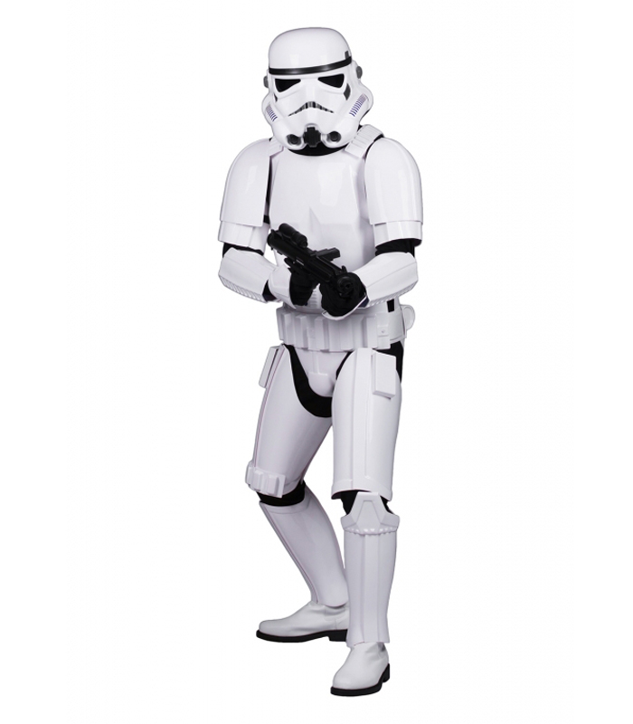 Star Wars Stormtrooper Costume Armor, Complete Package with Helmet and Accessories, Ready to Wear, STANDARD SIZE