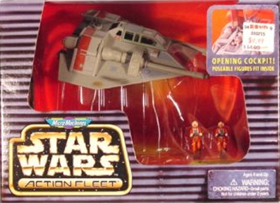 1002180168.jpg Star Wars Action Figure / Vehicle - Rebel Snowspeeder featuring Luke Skywalker and Rebel Gunner - Rare