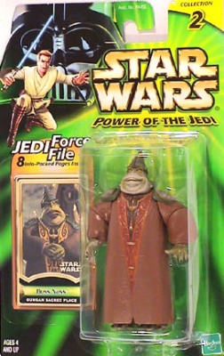 Star Wars Action Figures - Boss Nass Gungan Sacred Place - Power of the Jedi