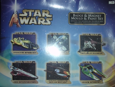 Star Wars Badge and Magnet Mold and Paint Set