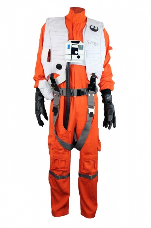 1093324764.jpg Star Wars New Resistance X-Wing Pilot Costume with Chest Box Gloves and Harness