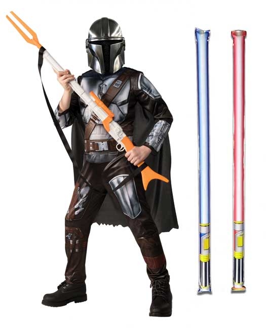 1133702068.jpg Star Wars Costume Deluxe Child - The Mandalorian - WITH x2 FREE LIGHTSABERS