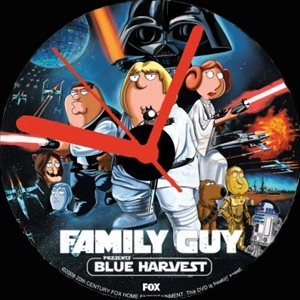 1203564185.jpg Star Wars Family Guy presents Blue Harvest Clock - Beautiful and Cheap Gift