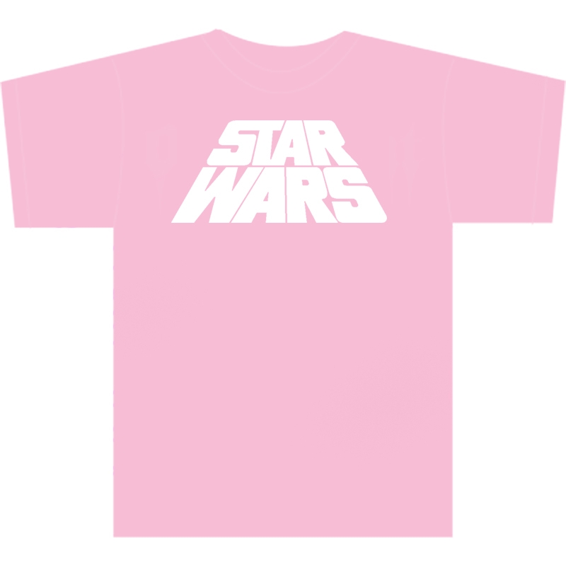 Star Wars T-SHIRTS - Star Wars Logo - Pink - Adult Ladies