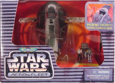 1252449987.jpg Star Wars Action Figure / Vehicle - Slave 1 featuring Boba Fett and Han Solo