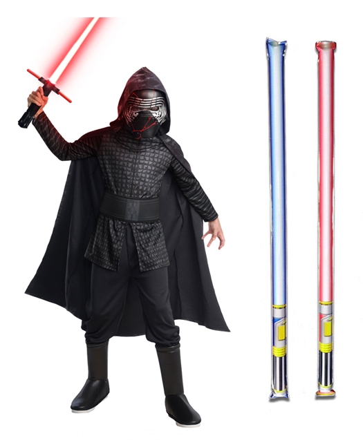 1256896297.jpg Star Wars Costume Child - The Rise of Skywalker - Kylo Ren - WITH x2 FREE LIGHTSABERS