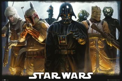 ONLY £6.99 - Star Wars Poster - Star Wars Bounty Hunters - 91.5 x 61cm - FP3331