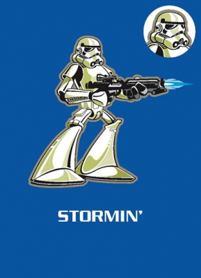 1343393320.jpg Star Wars Greeting Cards - 178 x 128mm - Star Wars - Stormtrooper Badged - Blank - SW328