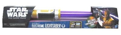 Hasbro Star Wars Electronic Mace Windu Lightsaber - Purple