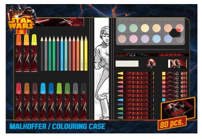 1389211992.jpg Star Wars GIFTS AND GAMES - Darth Vader 80-Piece Coloring Case