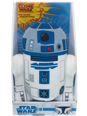 Star Wars Clone Wars Collectable Plush -Talking R2-D2