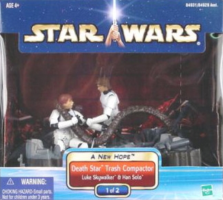 1415039894.jpg Star Wars Action Figures - Star Wars Death Star Trash Compactor with Luke Skywalker and Han Solo 1 of 2