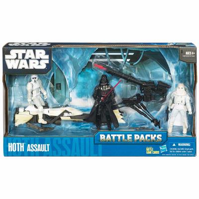 Star Wars Action Figures - Clone Wars Battle Packs - Hoth Assault