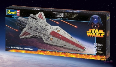 Star Wars Models - Revell Glue Kit Vehicles - Republic Star Destroyer (ROTS)