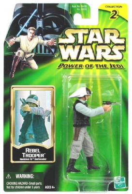 Star Wars Action Figures - Rebel Trooper Tantive IV Defender - Power of the Jedi