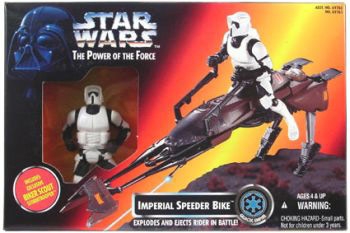 Star Wars Vehicles - Imperial Speeder Bike with Scout Trooper
