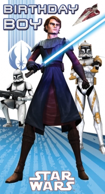 1666402494.jpg Star Wars Greeting Cards - 232 x 128mm - Clone Wars - Boy - SW350/1