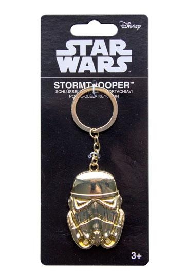 Star Wars Gifts and Games - Metal Keychain - Gold Stormtrooper