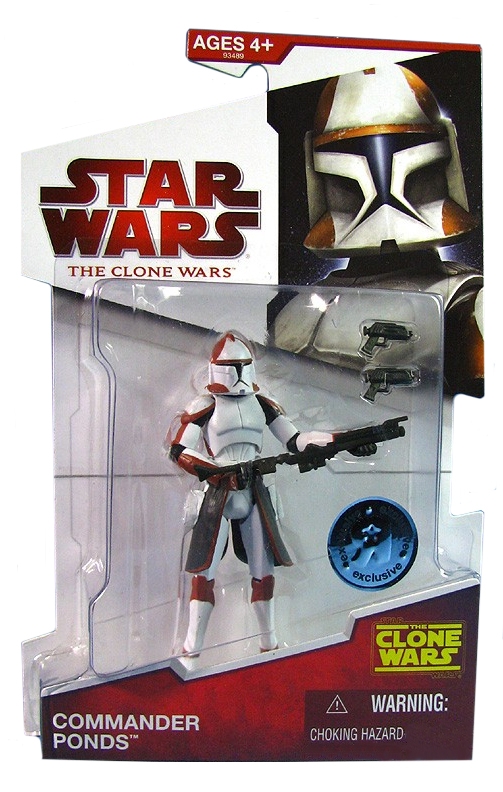 1687113639.jpg Star Wars Action Figure - Clone Wars 2009 - Commander Ponds - Toys R Us Exclusive
