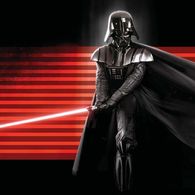 Star Wars Greeting Cards - 160 x 160mm - Star Wars Art - Darth Vader - Blank Inside - HSW01