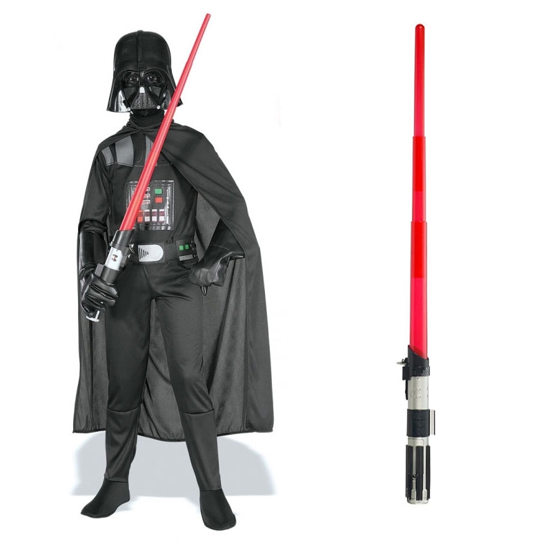 1778823606.jpg Star Wars Costume Child Lightsaber Bundle - Basic Darth Vader