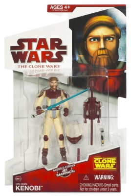 1803564064.jpg Star Wars Action Figure - Clone Wars 2009 - Obi-Wan Kenobi with Missile-firing Backpack