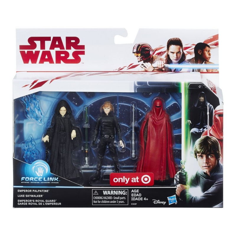 1902630057.jpg Star Wars Action Figure - Luke Skywalker Emperor Palpatine and Royal Guard - The Last Jedi