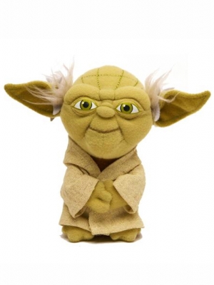 Star Wars Clone Wars Collectable Plush - Talking Yoda