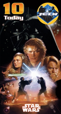 Star Wars Greeting Cards - 232 x 128mm - Star Wars - Age 10 Badged - SW305