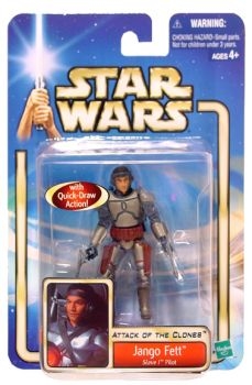 Star Wars Action Figures - Jango Fett Slave 1 Pilot - Attack of the Clones - Saga Collection
