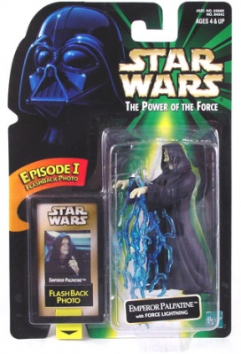 Star Wars Action Figure - Emperor Palpatine with Force Lightning - EP1 FlashBack Photo