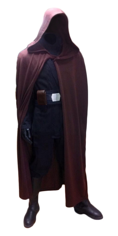 2121392141.jpg Star Wars Luke Skywalker Jedi Knight Robe ONLY - Dark Brown