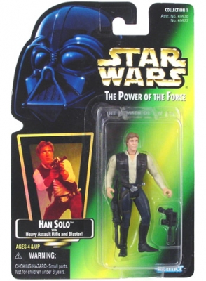 2125004594.jpg Star Wars Action Figure - Han Solo - with Heavy Assault Rifle and Blaster